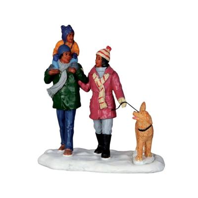 Lemax winter walk kerstdorp figuur type 4 2016