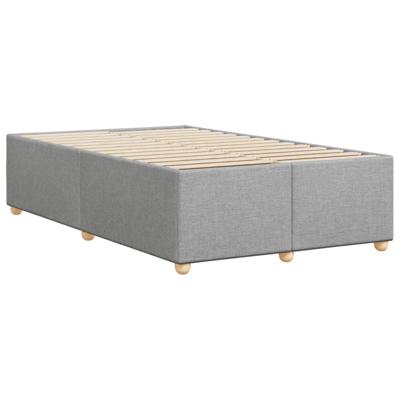 Bedframe zonder matras 120x200 cm stof lichtgrijs