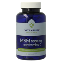 Vitakruid MSM 1000 mg > 99,9% zuiver + vitamine C - thumbnail
