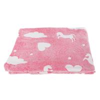 Unico Glow in the Dark Deken Unicorn, 100x150cm - thumbnail