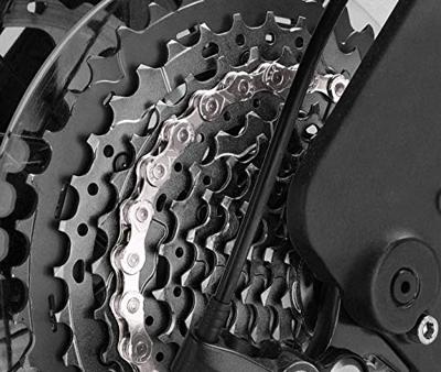KMC e11 hi-performance triple x-durability 11-speed e-bike chain, 122 links, 5.65mm, silver - thumbnail