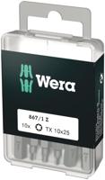 Wera 867/1 Z TORX® Bits, TX 10 x 25 mm (10 Bits pro Box) - 1 stuk(s) - 05072406001 - thumbnail