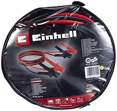 Einhell BT-BO 25/1 A Startkabels 31.4 mm² Aluminium (kopergecoat) 3.50 m Met kunststof klemmen, Zonder beveiligingsschakeling - thumbnail