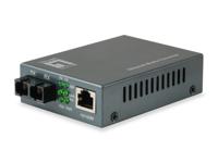 LevelOne FVT-1101 netwerk media converter 100 Mbit/s 1310 nm Multimode Zwart - thumbnail