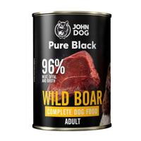 JOHN DOG Pure Black Wild Boar - natvoer voor honden - 400g - thumbnail
