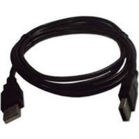 Digitus AK-300101-018-S USB-kabel USB 2.0 USB-A stekker, USB-A stekker 1.80 m Zwart Afgeschermd (dubbel) - thumbnail