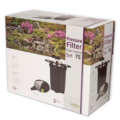 Velda Clear Control 50 Vijverfilter Set - Kristalhelder Water tot 20.000L, Inclusief UV-C & Energiezuinige Pomp - thumbnail