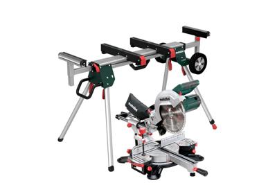 Metabo Afkortzaag KGS 254 M met trekfunctie | nieuw model + KSU 251 onderstel - 690967000