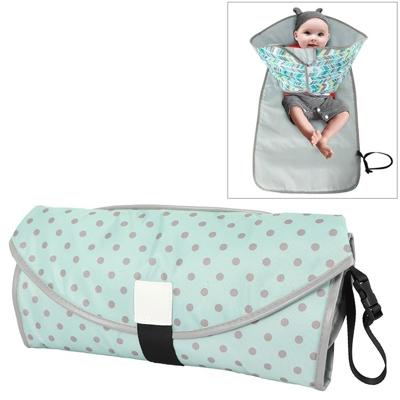 Baby veranderende luier pad Portable opvouwbare waterdichte verpleegkundige pad grootte: één grootte (donker groene stippen)