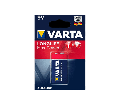 Varta LONGLIFE Max Power 9V Bli 1 9V batterij (blok) Alkaline 640 mAh 9 V 1 stuk(s)