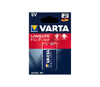 Varta LONGLIFE Max Power 9V Bli 1 9V batterij (blok) Alkaline 640 mAh 9 V 1 stuk(s) - thumbnail