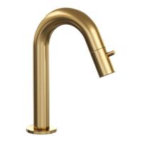 Opbouw Fonteinkraan Brauer Gold Edition Met Gebogen Uitloop Goud Geborsteld PVD Brauer - thumbnail