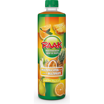 RAAK Vruchtensiroop Multivruchten 0,75 L bij Jumbo