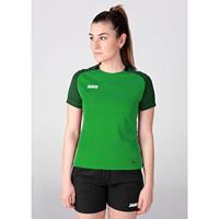 JAKO 6122D T-Shirt Performance Dames - Zachtgroen/Zwart - 34 - thumbnail