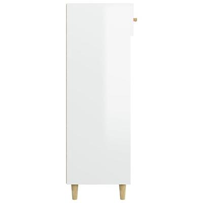 VidaXL Schoenenkast 60x35x105 cm bewerkt hout hoogglans wit