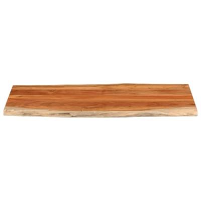 Tafelblad rechthoekig natuurlijke rand 140x60x2,5 cm acaciahout