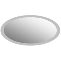 Spiegel Basic Plieger Met Satijn Facetrand 30x45cm Ovaal - thumbnail