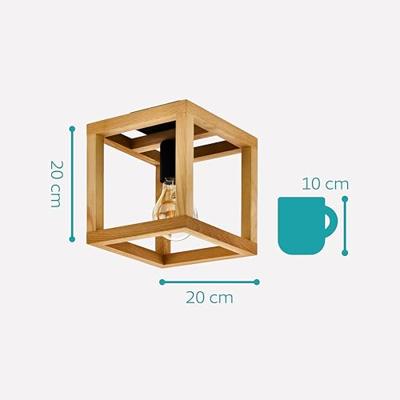 Eglo Houten plafondlampBlackcrown 1 - 32146