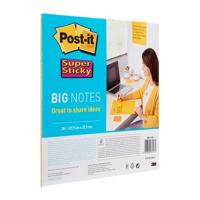 Post-it Super Sticky Big Notes, 30 vel, ft 280 x 280 mm, geel - thumbnail