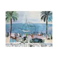 Kunstdruk Raoul Dufy - Promenade a Nice 80x60cm - thumbnail