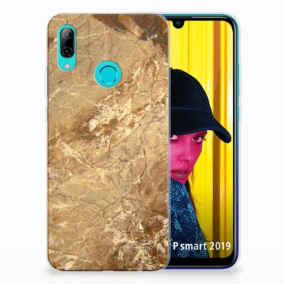 Huawei P Smart 2019 | TPU | Siliconen hoesje | Marmer Creme