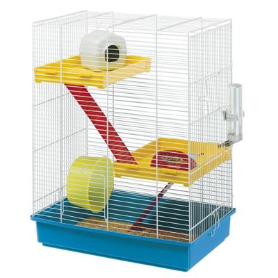 FERPLAST Kooi Hamster Tris - 46x29x58 cm - Wit - Voor hamster