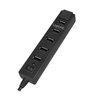 LogiLink UA0124 - USB 2.0 hub, 7-poorts met aan/uit-schakelaar - thumbnail
