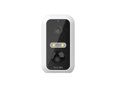 Bea-fon/Smart Home/Safer 3L / draaibare bewakingscamera voor buiten met ledlicht / 3MP Super HD-camera / IP65 bescherming tegen waterstralen en stofdicht/wit/netwerk 2,4 G WiFi