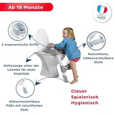 Kinder opstapjes ThermoBaby KIDDYLOO © Grijs