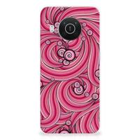 Nokia X10 | X20 | Hoesje maken | Swirl Pink - thumbnail