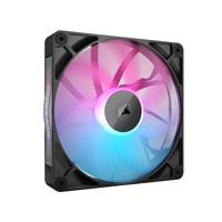 Corsair iCUE LINK RX140 RGB PC-ventilator Zwart (b x h x d) 140 x 140 x 25 mm Incl. LED-verlichting - thumbnail