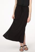 VILA rok met ceintuur zwart - thumbnail