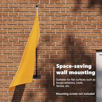 VidaXL Vlaggen mast houder zwart 13 x 6 x 0,2 cm staal - thumbnail