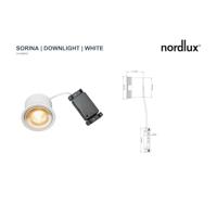 Nordlux InbouwspotSorina wit - 2310360001 - thumbnail