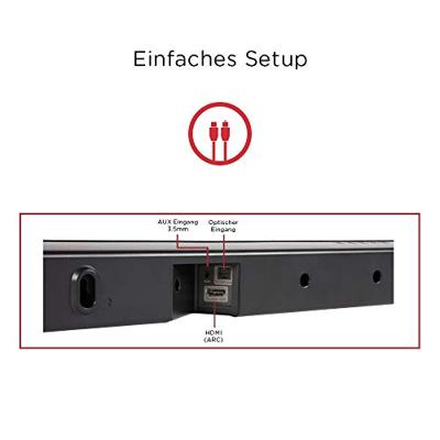 Polk Audio Signa S2 TV soundbar met subwoofer, HDMI ARC, Bluetooth, Dolby Digital, AUX, optische ingang