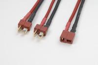 Y-kabel serieel Deans, silicone kabel 14AWG (1st) - thumbnail