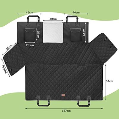 Stevige Autohoes Zwart 147x137cm Waterdicht