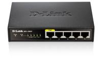 D-Link Switch 5 poorten Ethernet 10/100 Mbps met POE ideaal voor het delen van verbinding en netwerk Small Office Home Office (DES-1005P) - thumbnail