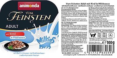 ANIMONDA Vom Feinsten Adult Milkies Beef - nat kattenvoer - 100g