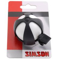 Simson fietsbel sport wit-zwart op kaart - thumbnail
