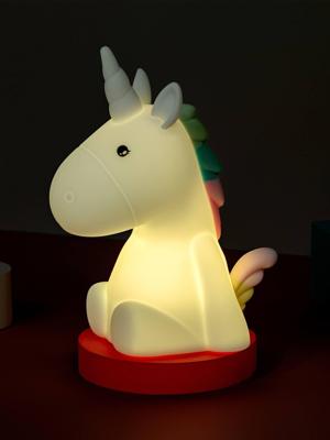 Zachte nachtlamp Sparcle de eenhoorn DHINK wit