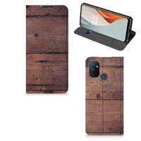 OnePlus Nord N100 Book | Wallet Case | Old Wood - thumbnail