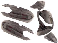 Edge Plaatset peugeot kisbee 2t/4t 6-delig - zwart - thumbnail