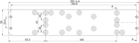 ASSA ABLOY dca126 montageplaat voor dc340/347 | gegalvaniseerd - 10027535 - thumbnail