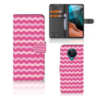 Xiaomi Poco F2 Pro | Telefoon Hoesje | Waves Pink Xiaomi Poco F2 Pro | Telefoon Hoesje | Waves Pink