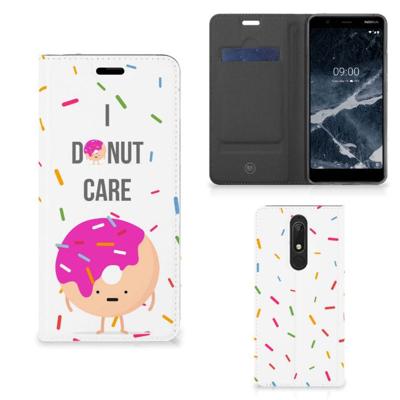 Nokia 5.1 (2018) | Flip Style Cover | Donut Roze