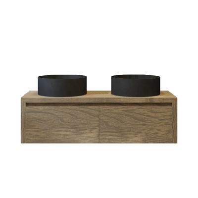 Badkamermeubelset Gliss Ares 120 cm Met Waskom Met 2 Lades Ash Grey Badkamermeubelset Gliss Ares 120 cm Met Waskom Met 2 Lades Ash Grey