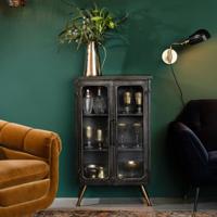 Dutchbone Opbergkast 'Denza' Vintage Finish, 100 x 60cm - thumbnail