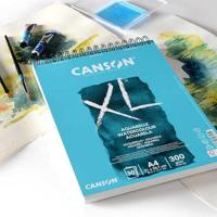Canson schetsboek XL Aquarelle, 300g/m², ft A4, 30 vel - thumbnail