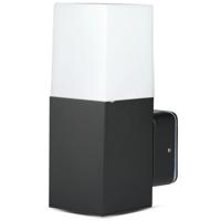 LED Tuinverlichting - Wandlamp Buitenlamp - Viron Hyno - GU10 Fitting - Rechthoek - Mat Zwart - Aluminium - thumbnail